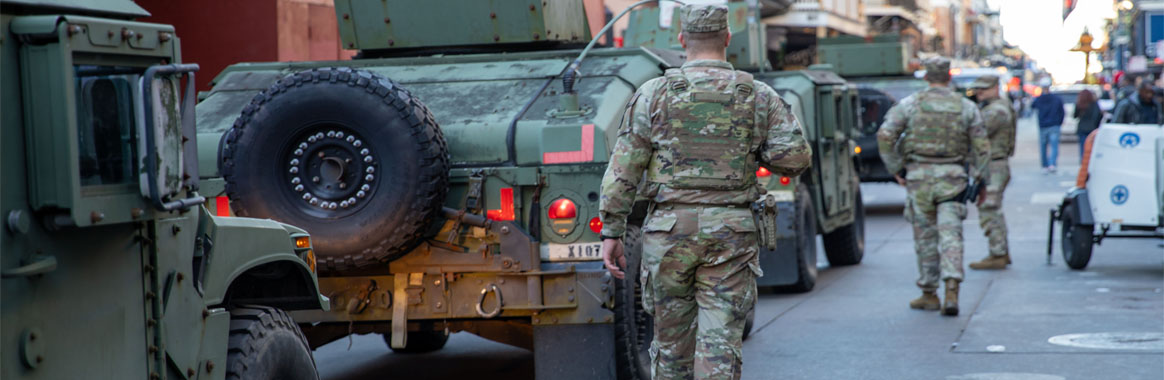Louisiana Guard Supports State Police During Bayou Classic
